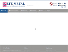 Tablet Screenshot of efemetal.com